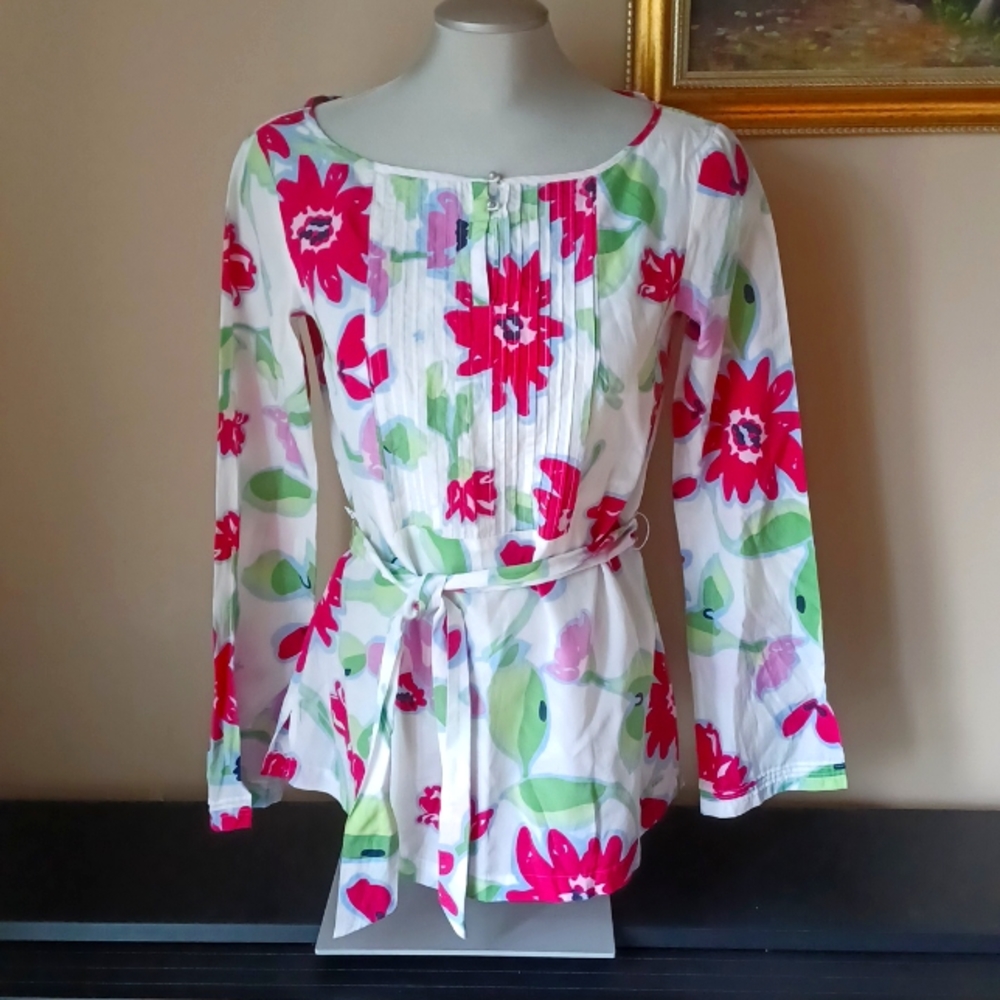Tommy Hilfiger floral shirt Size US 6